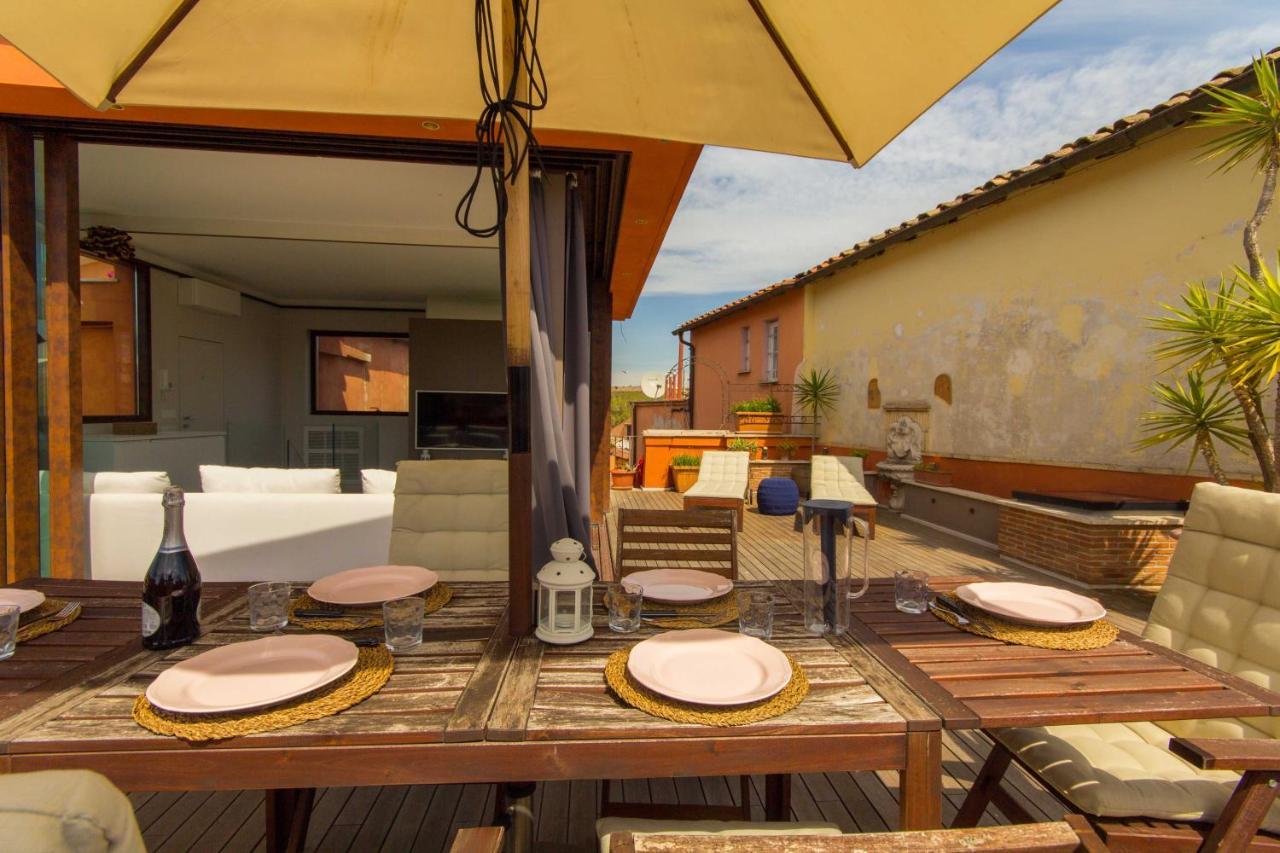 Pelliccia 11 Trastevere Penthouse Rom Exterior foto